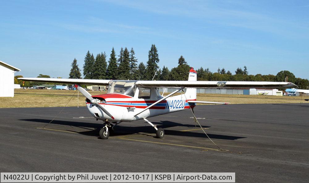 N4022U, 1965 Cessna 150E C/N 15061422, Parked at Scappoose Industrial Airpark, Scappoose OR.