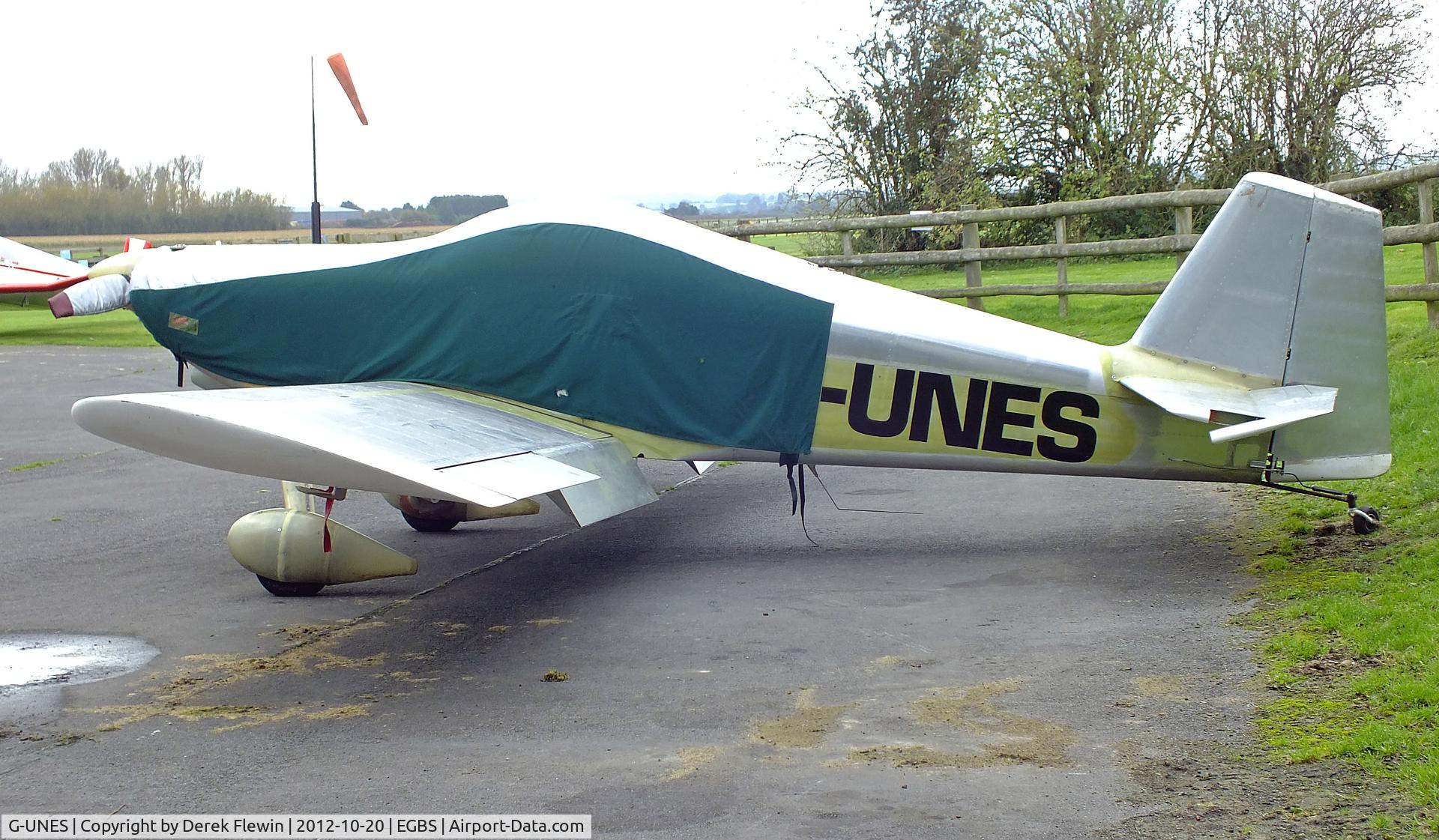 G-UNES, 2010 Vans RV-6 C/N PFA 181A-13222, EGBS resident.