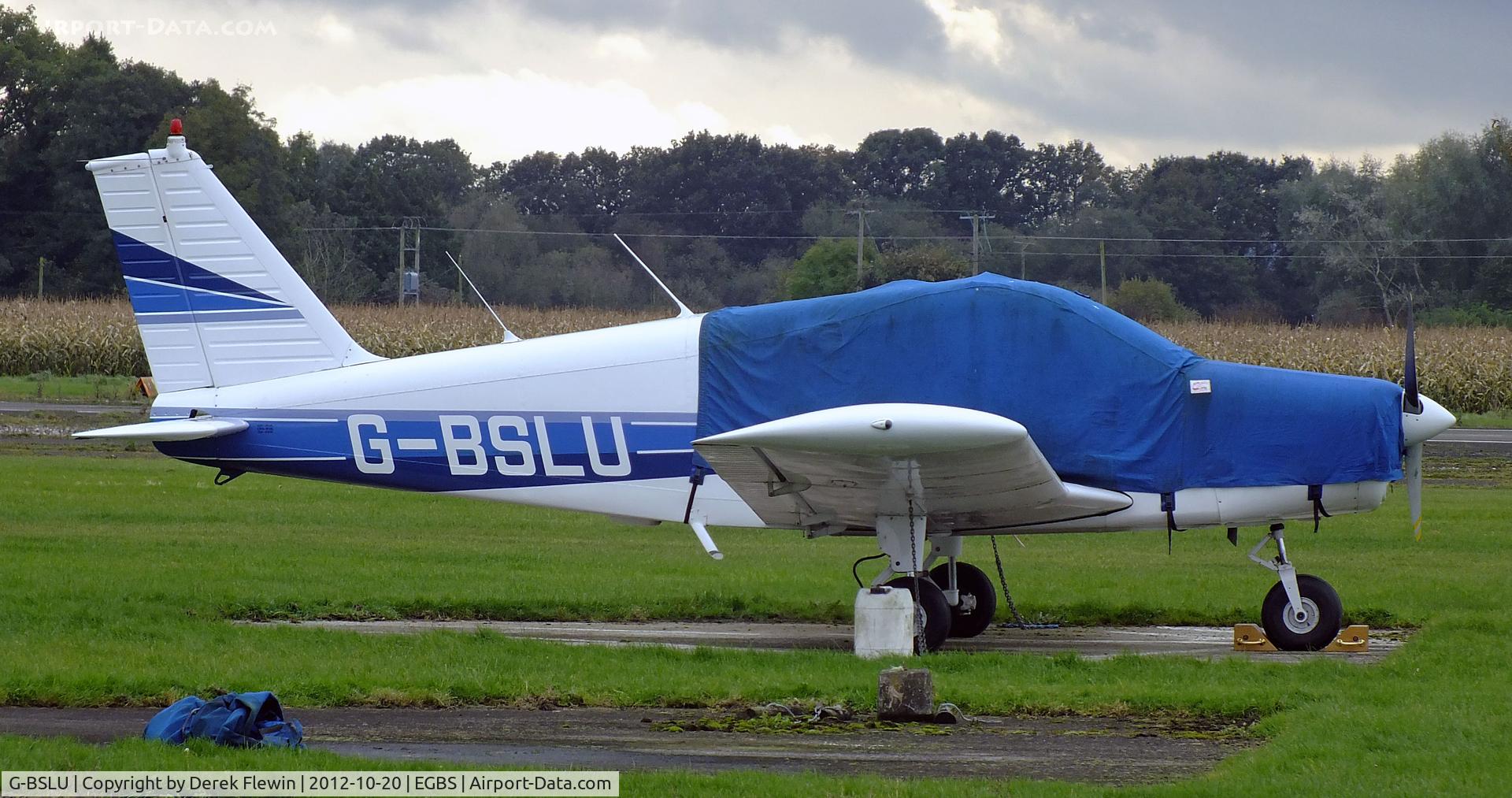 G-BSLU, 1968 Piper PA-28-140 Cherokee C/N 28-24733, EGBS resident.