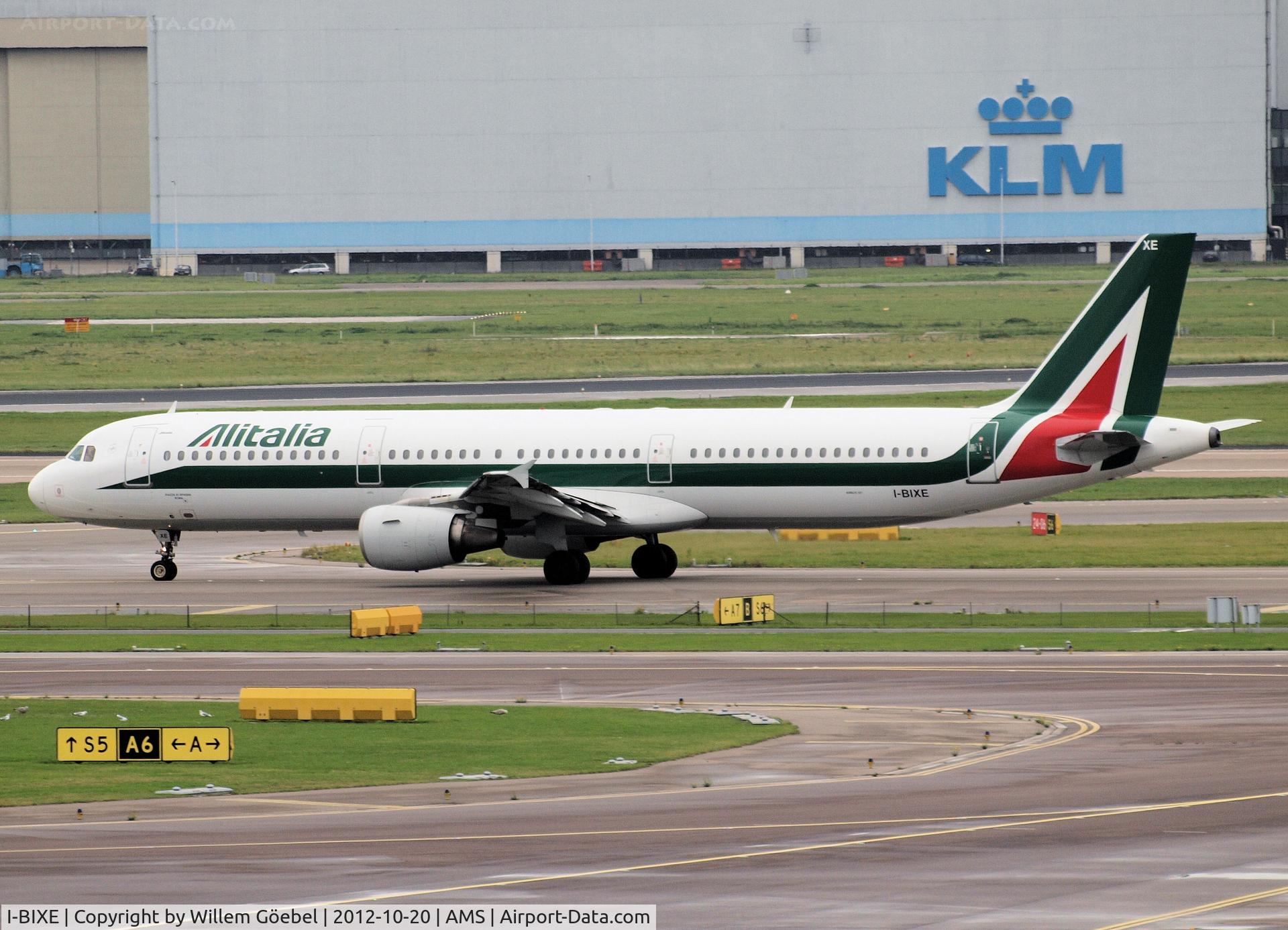 I-BIXE, 1994 Airbus A321-112 C/N 488, Taxi to the runway l18 of Schiphol Airport