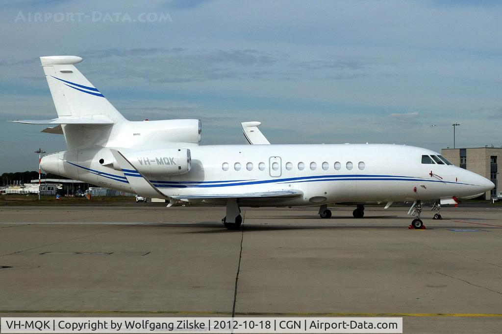 VH-MQK, 2005 Dassault Falcon 900EX C/N 159, visitor