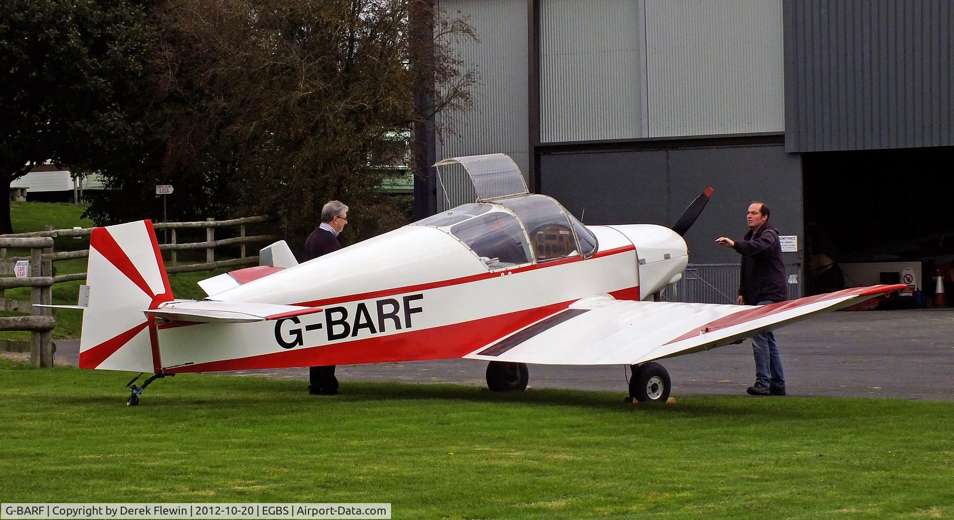 G-BARF, 1960 Wassmer (Jodel) D-112 Club C/N 1019, EGBS resident, Contact.