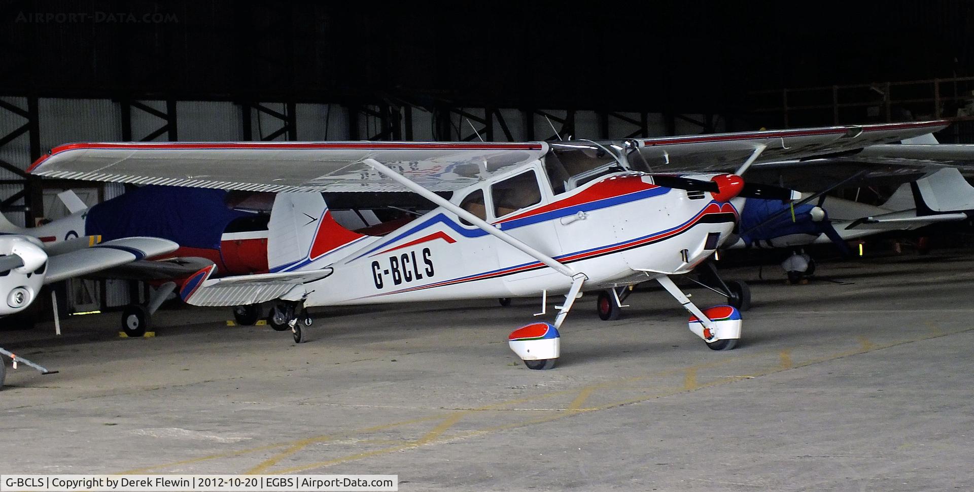 G-BCLS, 1952 Cessna 170B C/N 20946, EGBS resident.