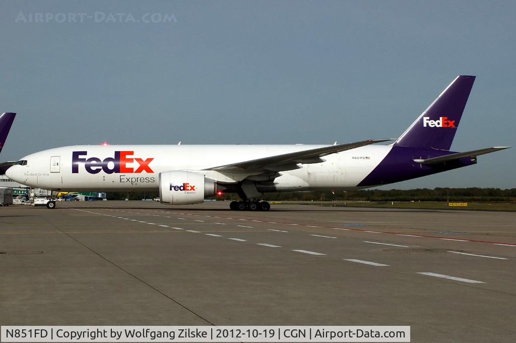 N851FD, 2009 Boeing 777-FS2 C/N 37722, visitor