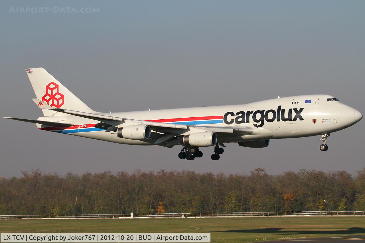 LX-TCV, 2002 Boeing 747-4R7F/SCD C/N 30401, Cargolux