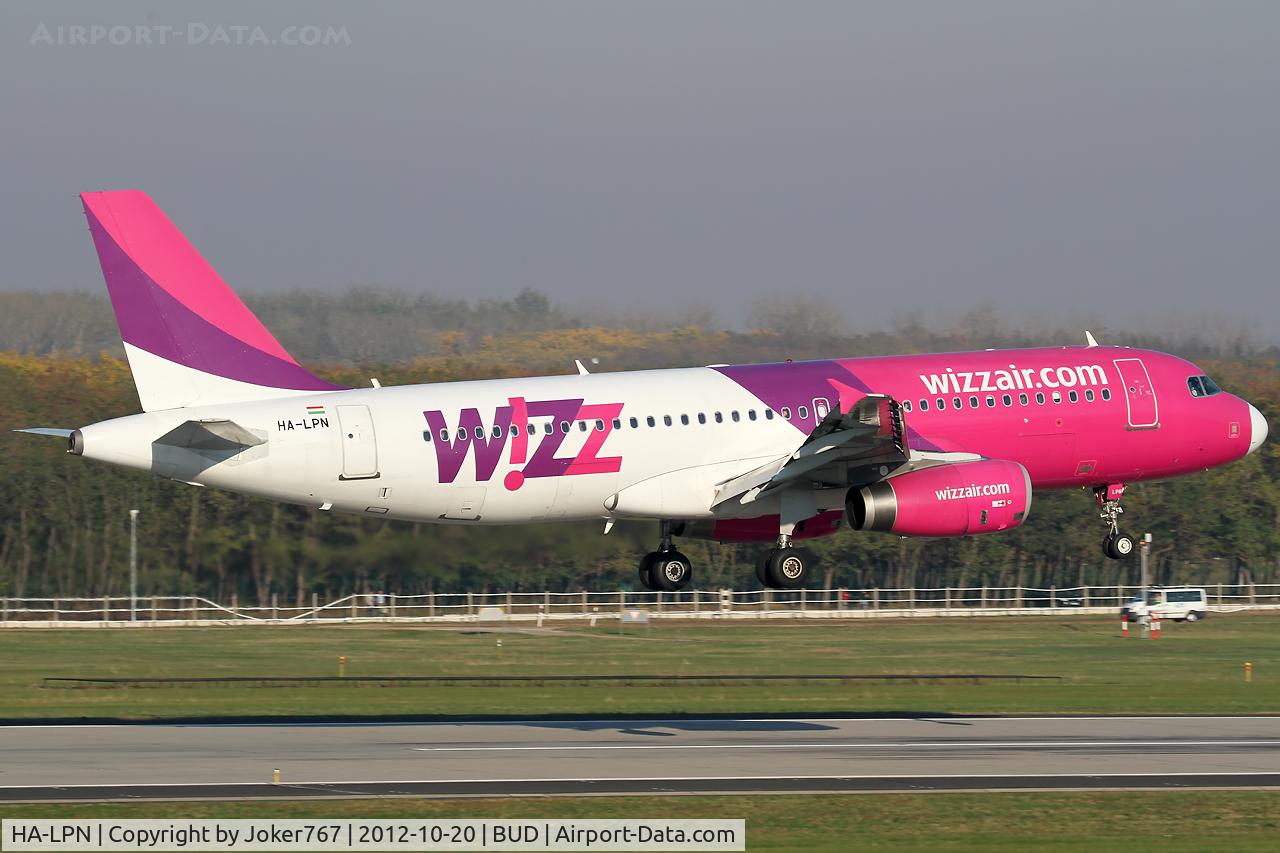 HA-LPN, 2007 Airbus A320-232 C/N 3354, Wizzair