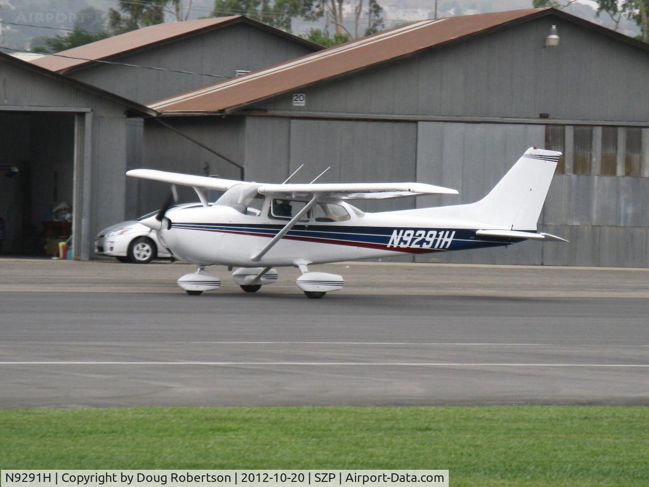 N9291H, 1975 Cessna 172M C/N 17266071, 1975 Cessna 172M SKYHAWK II, Lycoming O-320-E2D 150 Hp, newly refinished, taxi to hangar