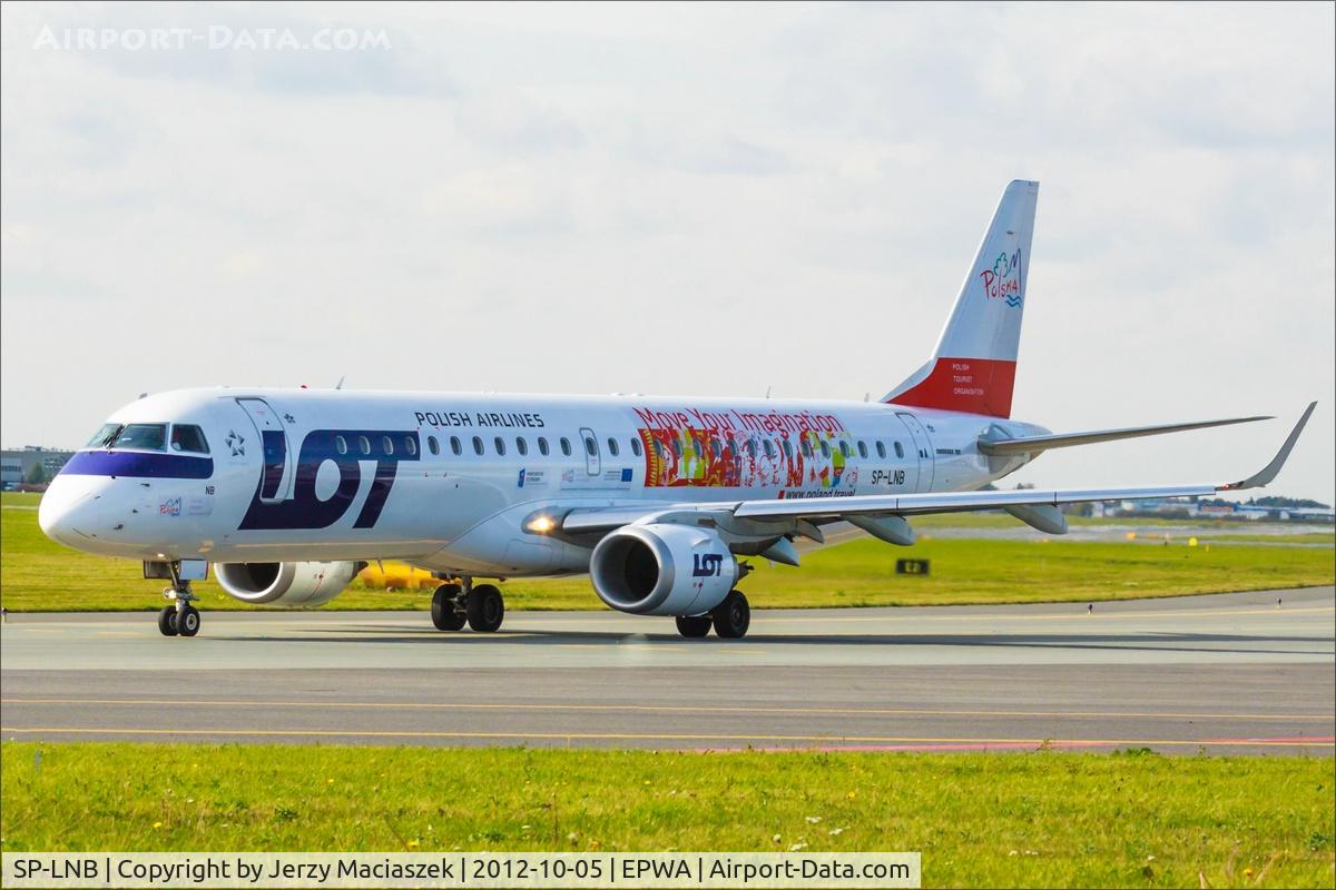 SP-LNB, 2011 Embraer 195LR (ERJ-190-200LR) C/N 19000444, Embraer ERJ-190-200LR