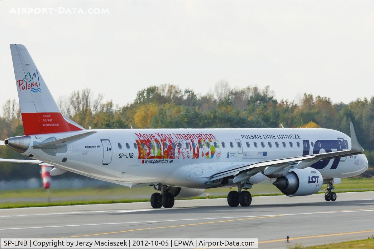 SP-LNB, 2011 Embraer 195LR (ERJ-190-200LR) C/N 19000444, Embraer ERJ-190-200LR