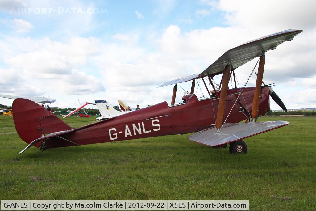 G-ANLS, 1944 De Havilland DH-82A Tiger Moth II C/N 85862, De Havilland DH-82A Tiger Moth II, Great North Fly-In, Eshott Airfield UK, September 2012.