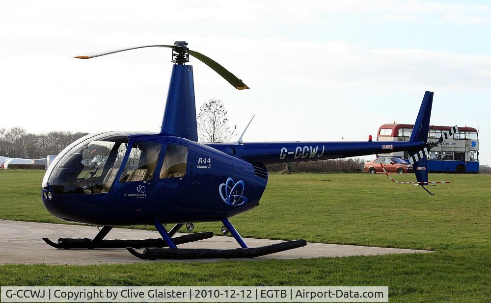 G-CCWJ, 2004 Robinson R44 Raven II C/N 10363, Originally owned to and currently with, Saxon Logistics Ltd in November 2004.
