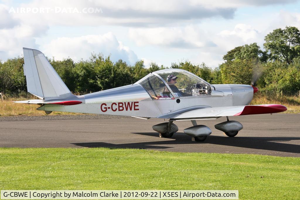 G-CBWE, 2002 Aerotechnik EV-97 Eurostar C/N PFA 315-13958, Aerotechnik EV-97 Eurostar, Great North Fly-In, Eshott Airfield UK, September 2012.