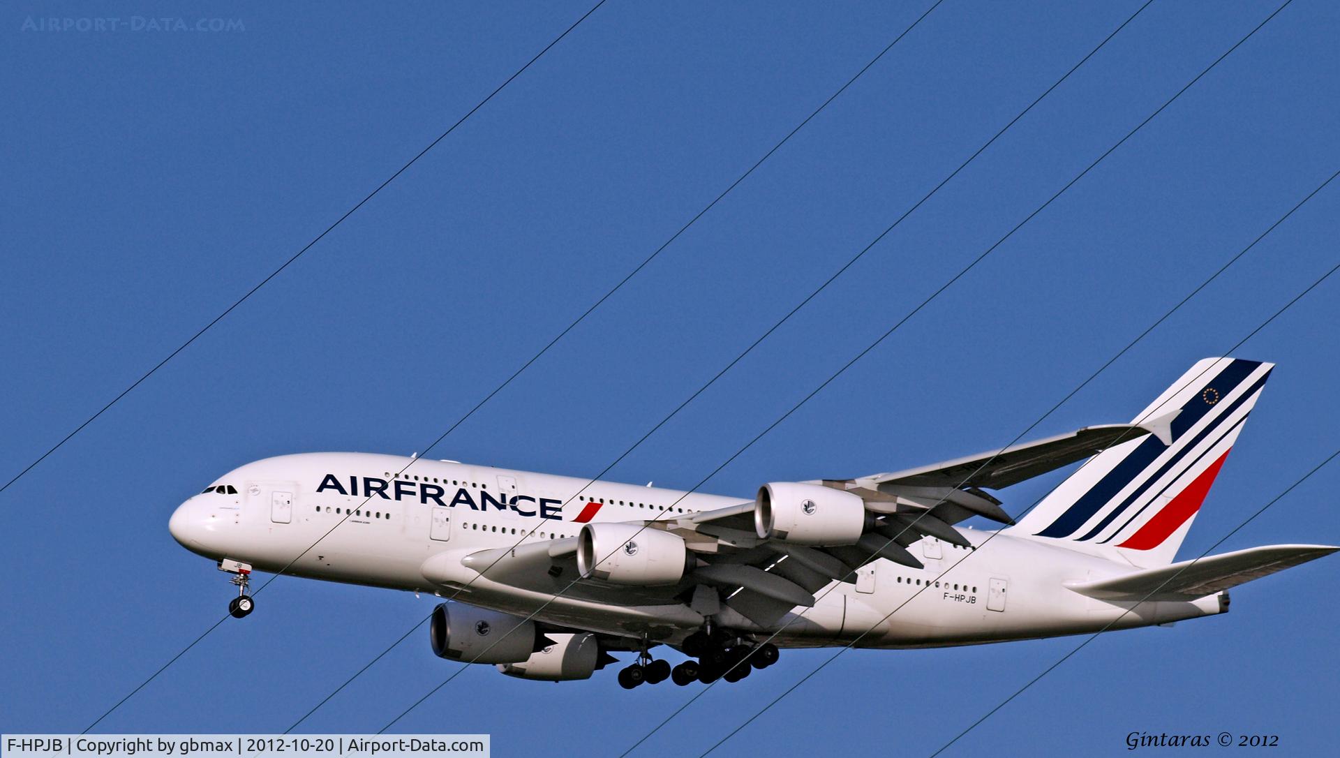 F-HPJB, 2009 Airbus A380-861 C/N 040, Going to a LANDING @ jfk