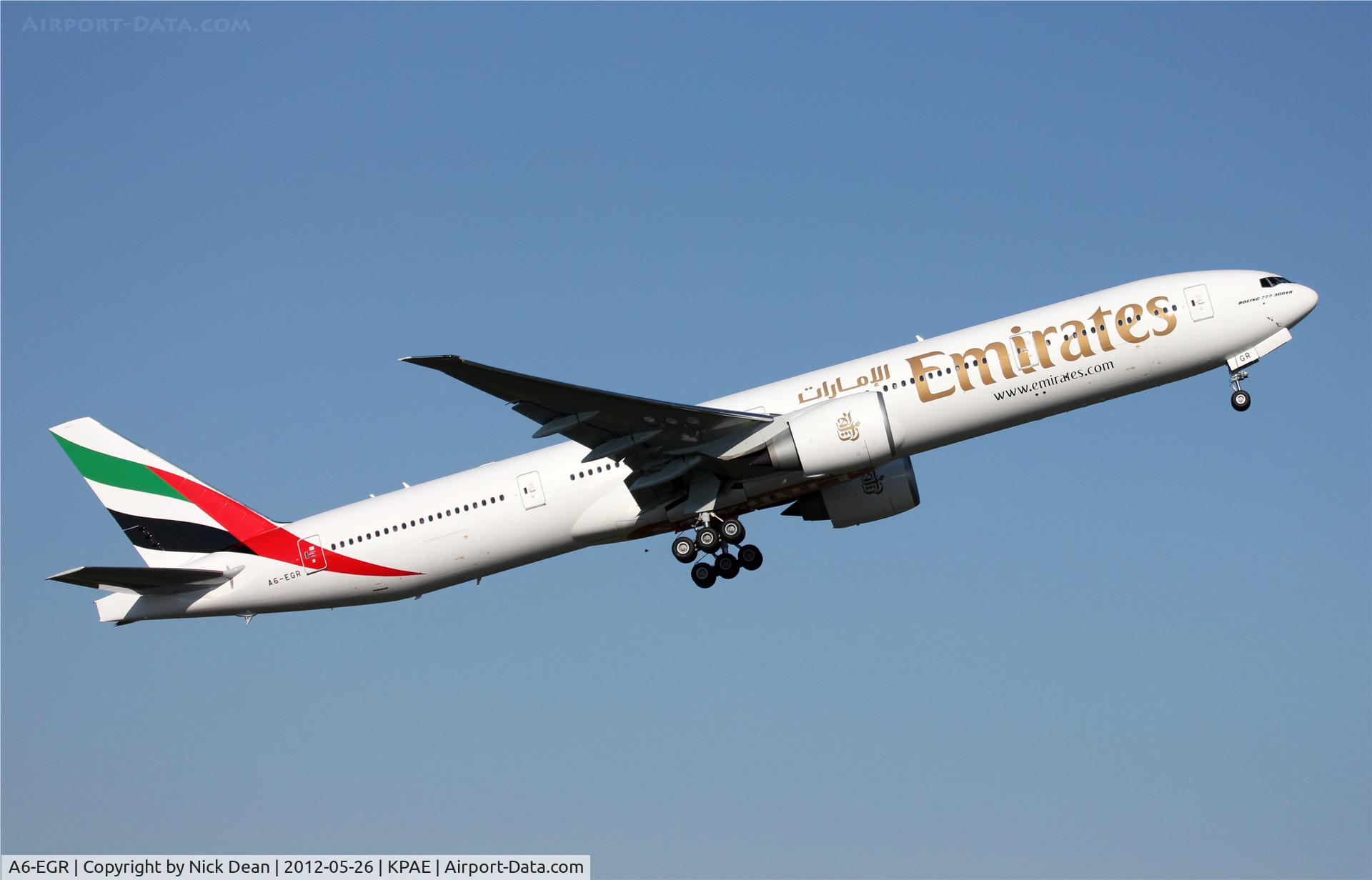 A6-EGR, 2012 Boeing 777-31H/ER C/N 41077, KPAE/PAE