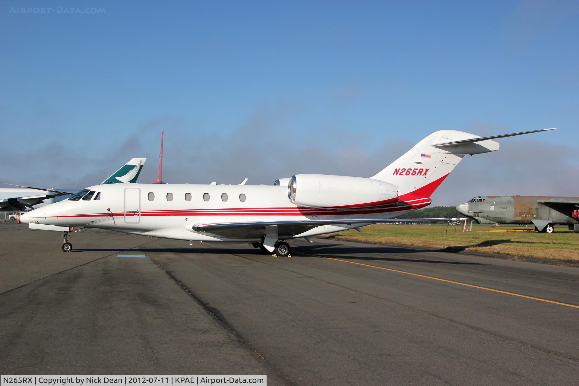 N265RX, 2005 Cessna 750 Citation X C/N 750-0249, KPAE/PAE
