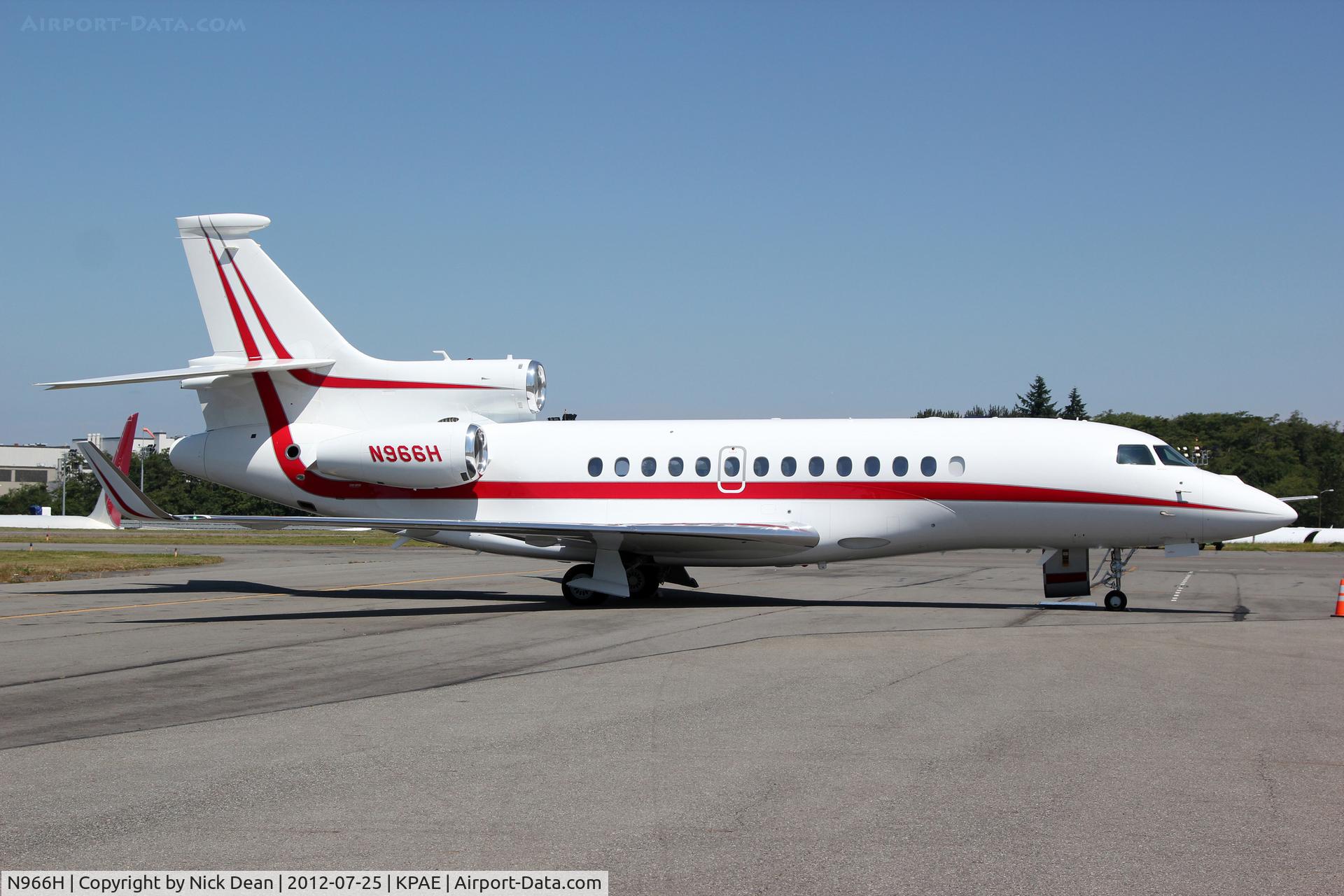 N966H, 2010 Dassault Falcon 7X C/N 89, KPAE/PAE
