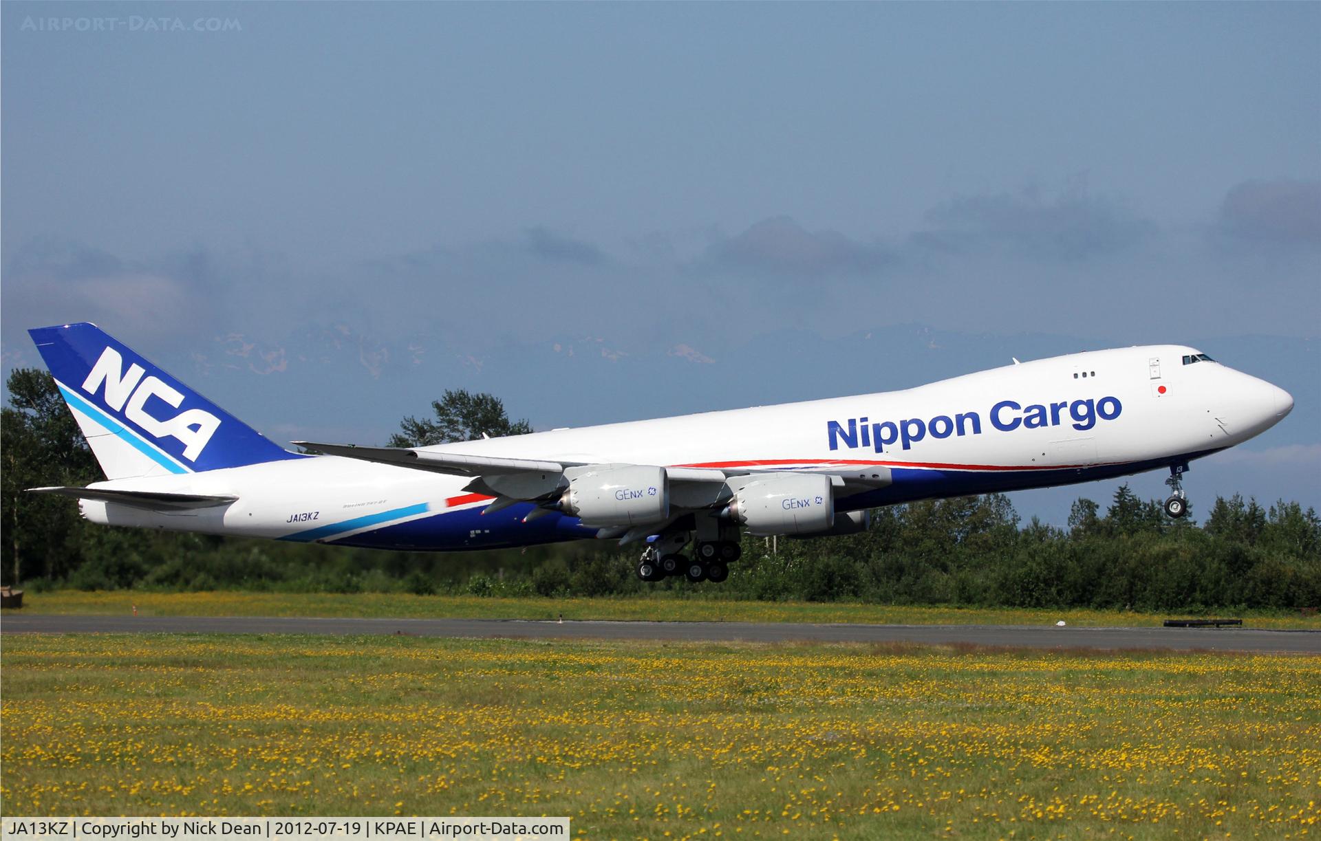 JA13KZ, 2011 Boeing 747-4KZF (SCD) C/N 36138, KPAE/PAE