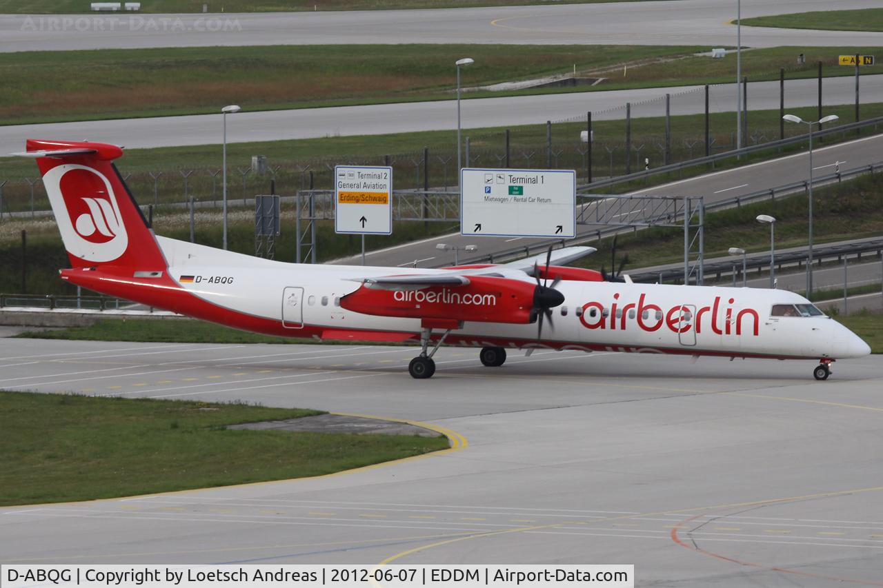 D-ABQG, 2009 De Havilland Canada DHC-8-402Q Dash 8 C/N 4250, Air Berlin
