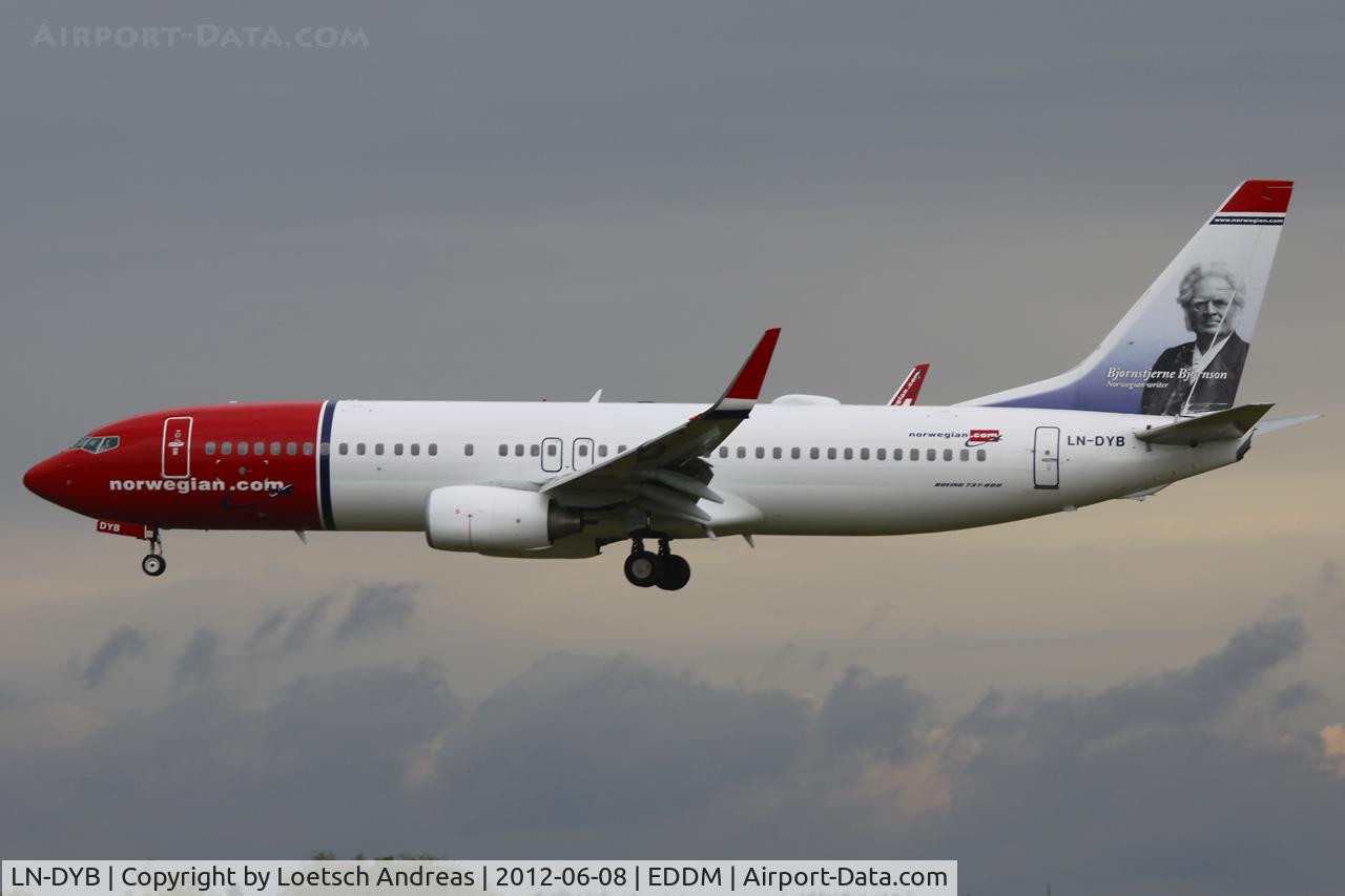 LN-DYB, 2009 Boeing 737-8JP C/N 39163, Norwegian