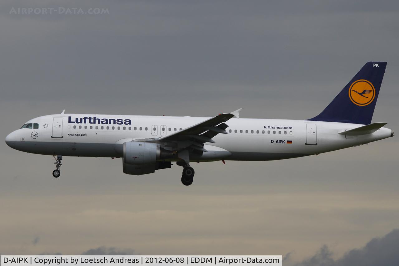 D-AIPK, 1989 Airbus A320-211 C/N 0093, Lufthansa