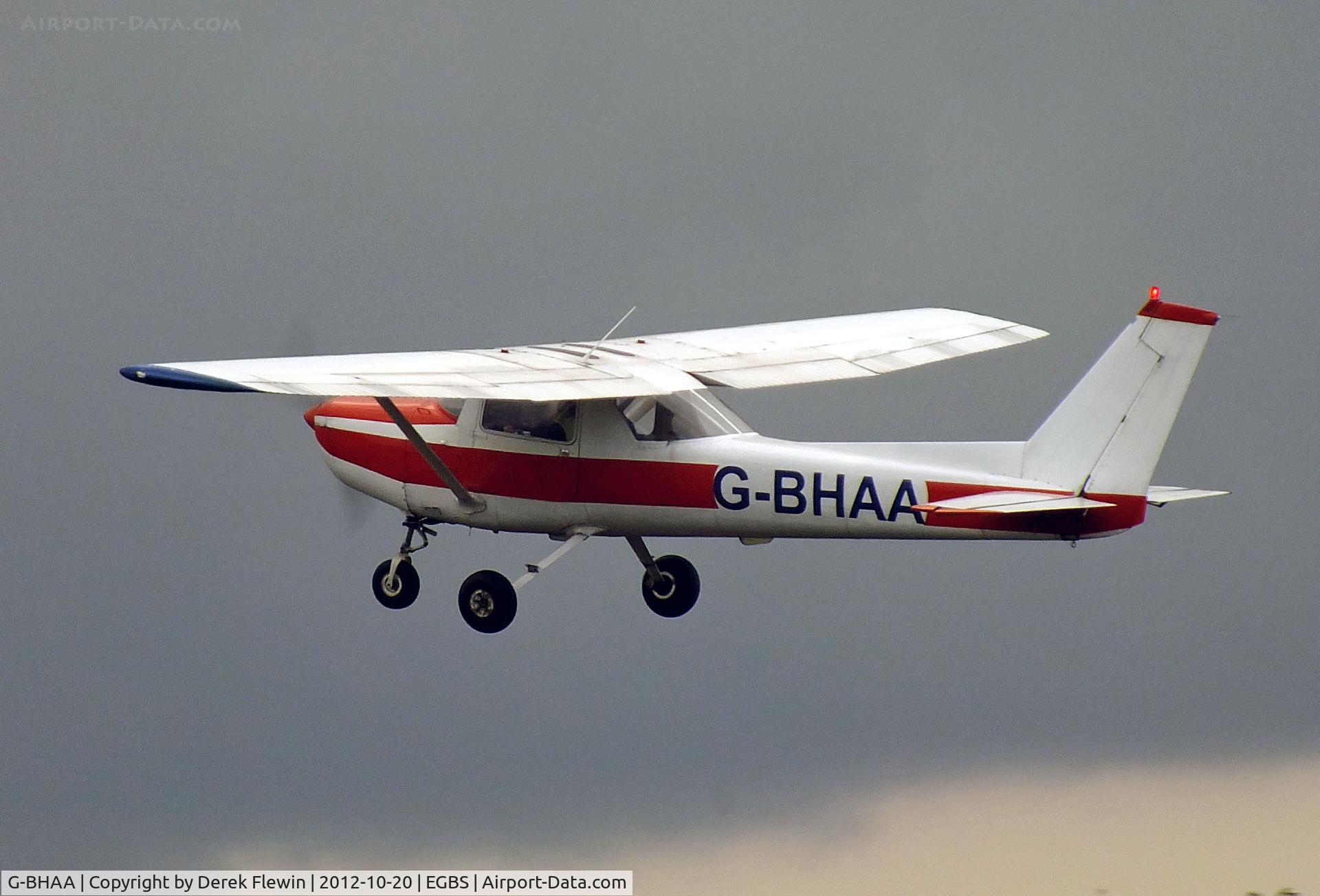 G-BHAA, 1978 Cessna 152 C/N 15281330, EGBS resident.