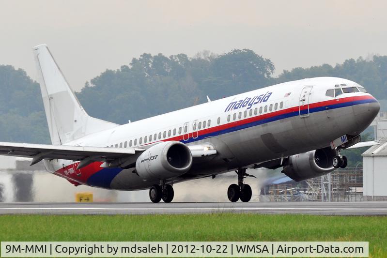 9M-MMI, 1992 Boeing 737-4H6 C/N 27096, Left Subang SZB today for DAC,enroute to final destination in UK