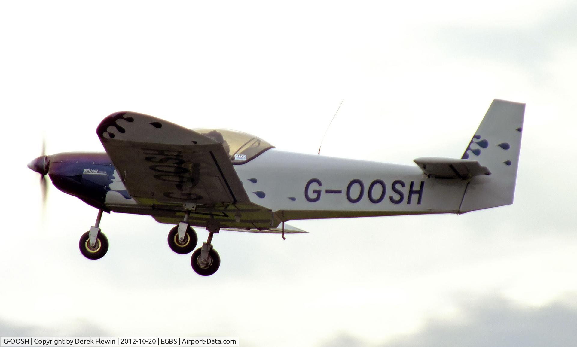 G-OOSH, 2006 Zenair CH-601UL Zodiac C/N PFA 162A-14022, EGBS resident.