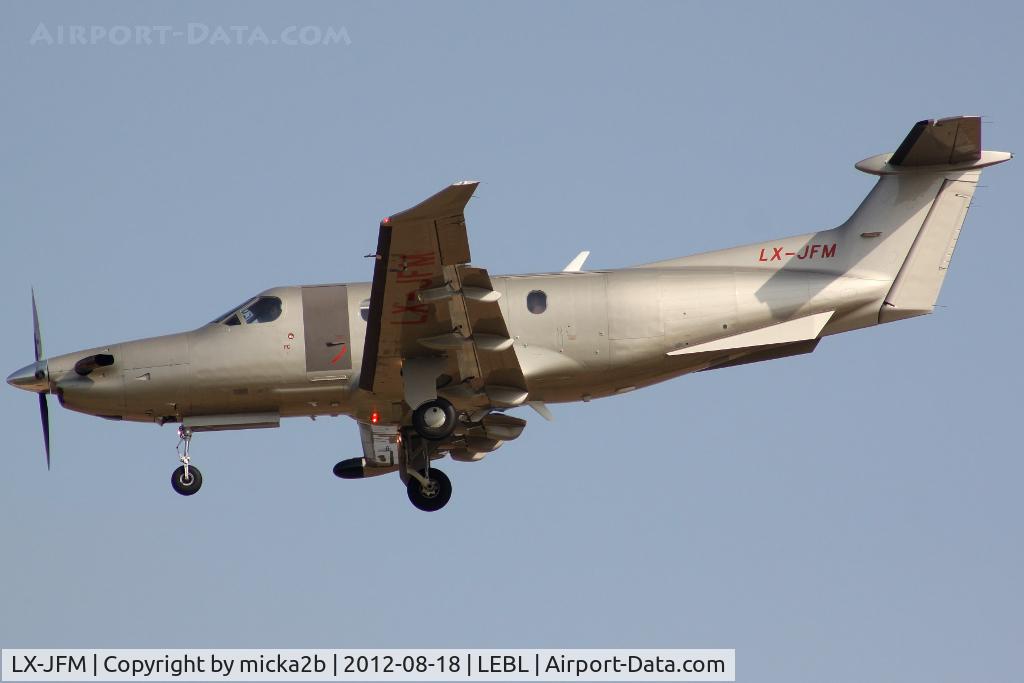 LX-JFM, 2007 Pilatus PC-12/47 C/N 812, Landing