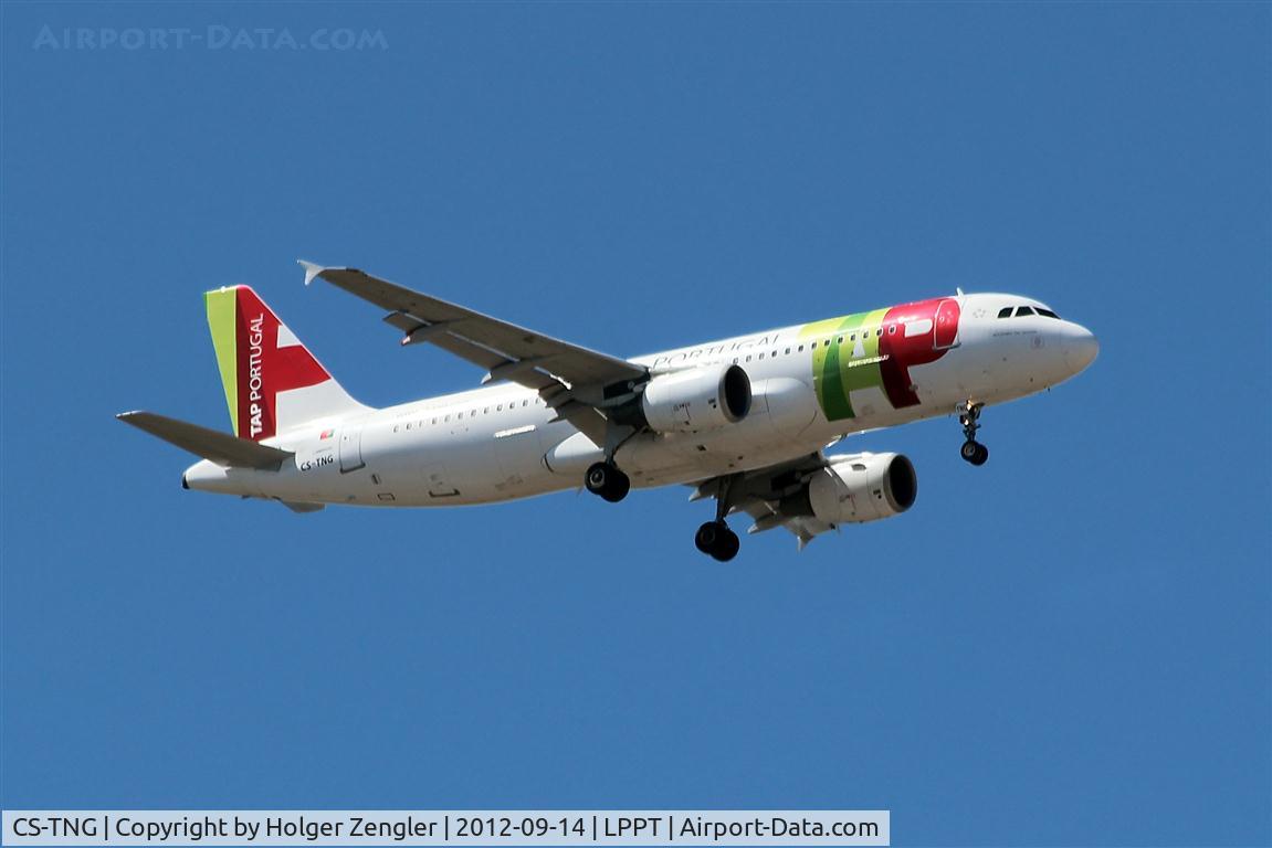CS-TNG, 1998 Airbus A320-214 C/N 945, On final for LIS ......