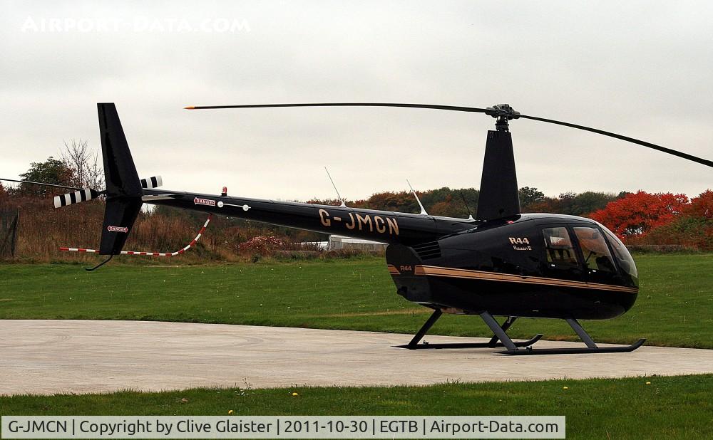 G-JMCN, 2009 Robinson R44 Raven II C/N 12885, Ex: N408RW > G-JMCN - Originally and currently in private hands November 2011.