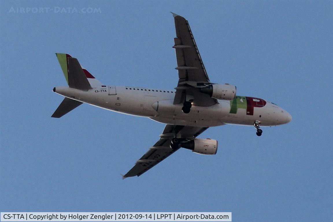 CS-TTA, 1997 Airbus A319-111 C/N 750, Coming down to LIS after a ride from SXF......