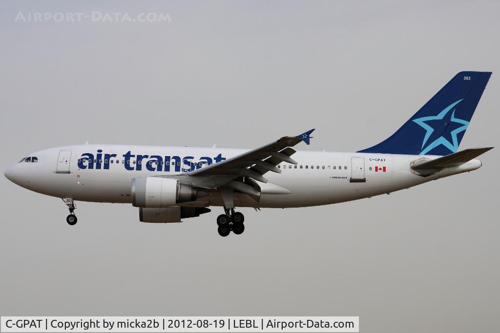 C-GPAT, 1992 Airbus A310-308 C/N 597, Landing