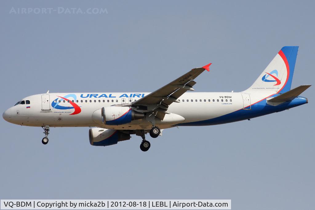 VQ-BDM, 2004 Airbus A320-214 C/N 2187, Landing