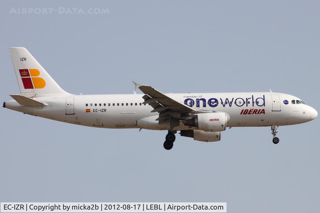 EC-IZR, 2004 Airbus A320-214 C/N 2242, Landing