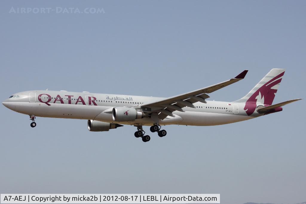 A7-AEJ, 2007 Airbus A330-302 C/N 826, Landing