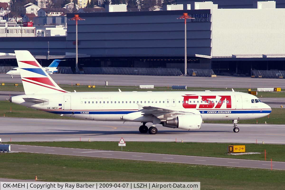OK-MEH, 2007 Airbus A320-214 C/N 3031, Airbus A320-214 [3031] (CSA Czech Airlines) Zurich~HB 07/04/2009