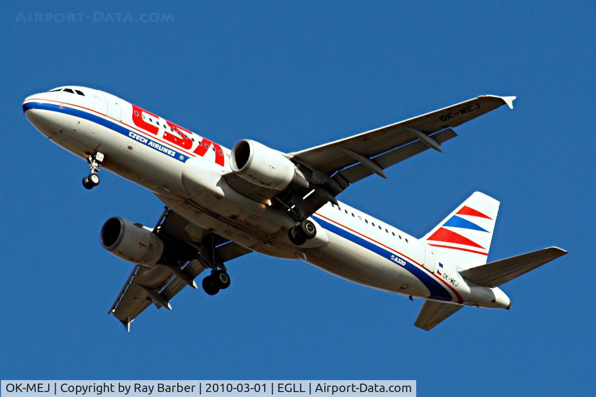 OK-MEJ, 2007 Airbus A320-214 C/N 3097, Airbus A320-214 [3097] (CSA Czech Airlines) Home~G 01/03/2010