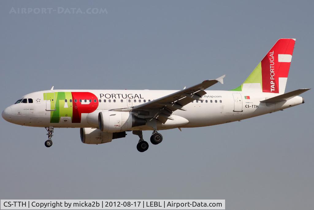 CS-TTH, 1998 Airbus A319-111 C/N 917, Landing