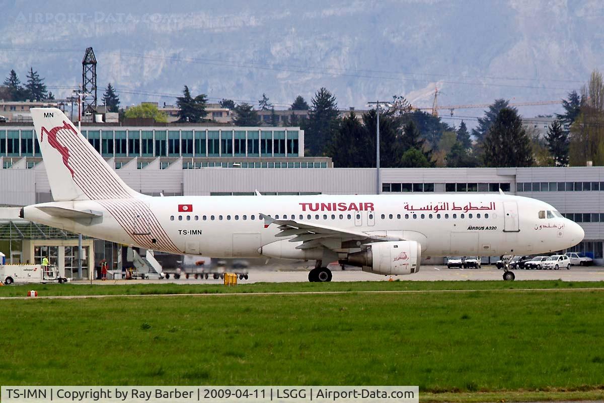 TS-IMN, 2000 Airbus A320-211 C/N 1187, Airbus A320-211 [1187] (Tunisair) Geneva~HB 11//04/2009