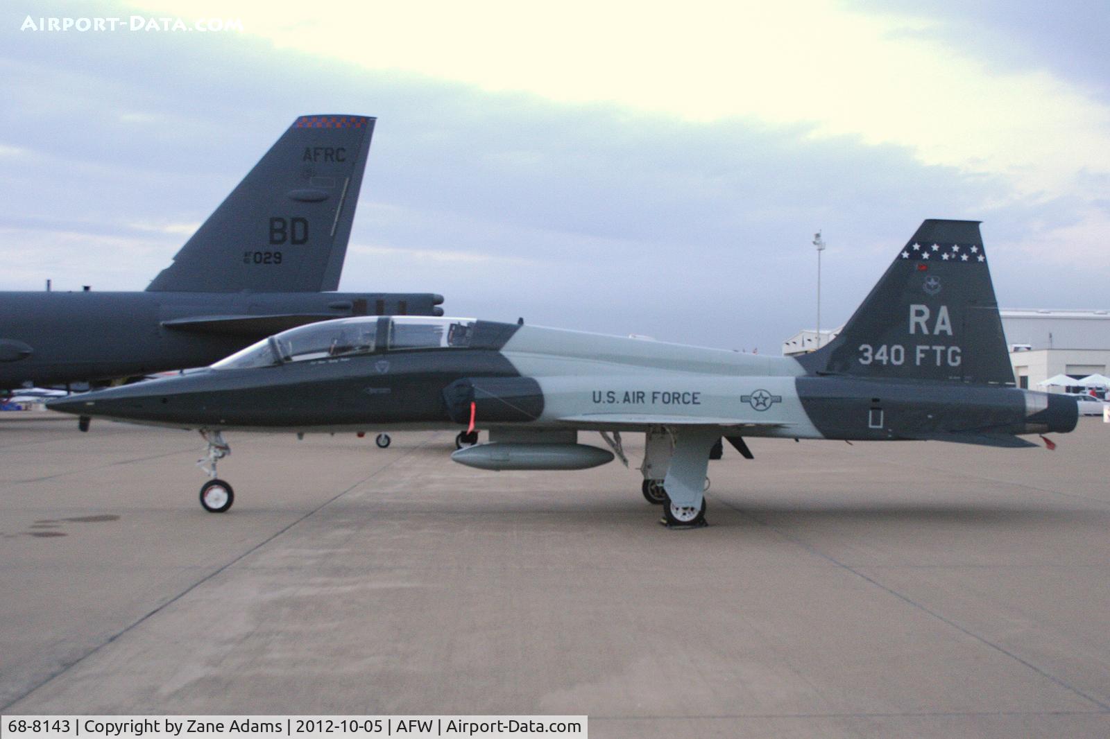 68-8143, 1968 Northrop T-38C Talon C/N T.6148, At the 2012 Alliance Airshow - Fort Worth, TX