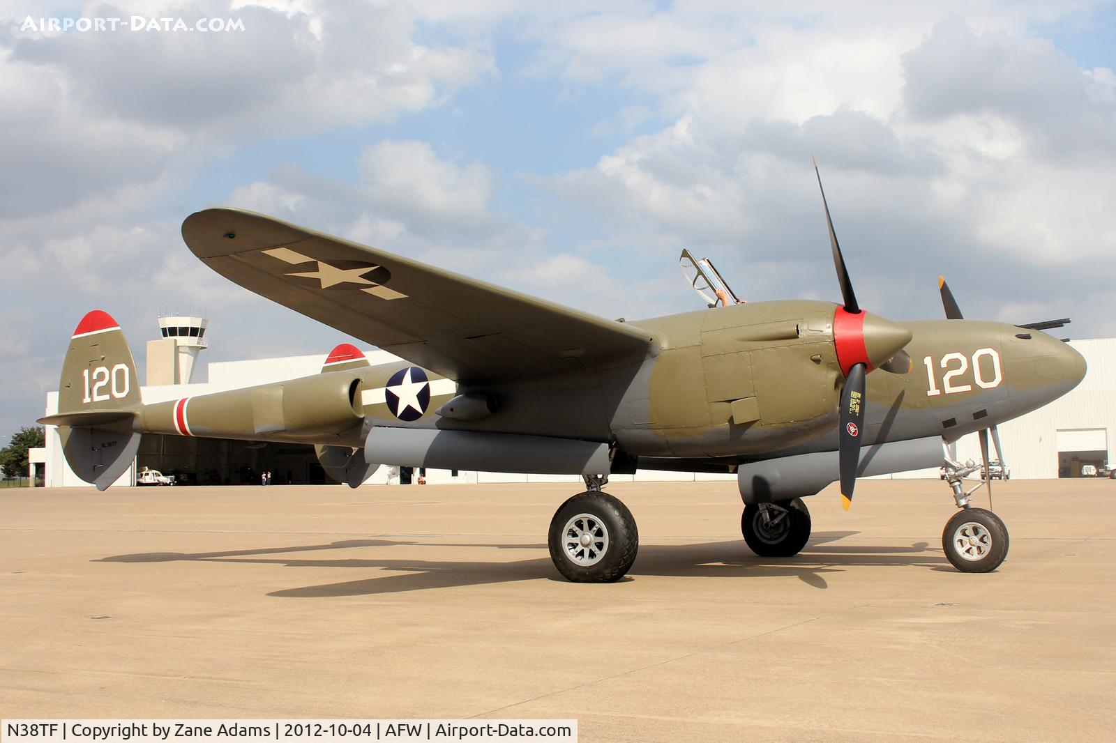N38TF, 1944 Lockheed P-38M C/N 44-53095, At the 2012 Alliance Airshow - Fort Worth, TX