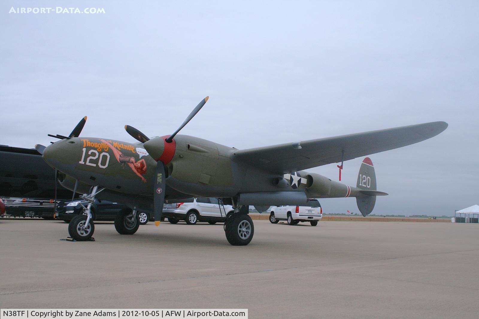 N38TF, 1944 Lockheed P-38M C/N 44-53095, At the 2012 Alliance Airshow - Fort Worth, TX