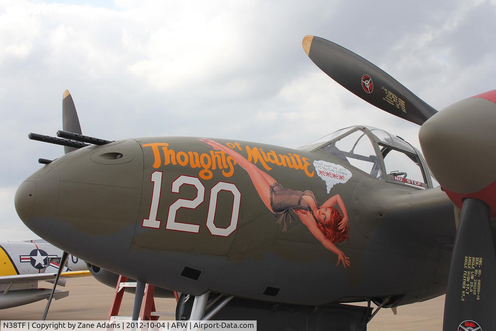 N38TF, 1944 Lockheed P-38M C/N 44-53095, At the 2012 Alliance Airshow - Fort Worth, TX