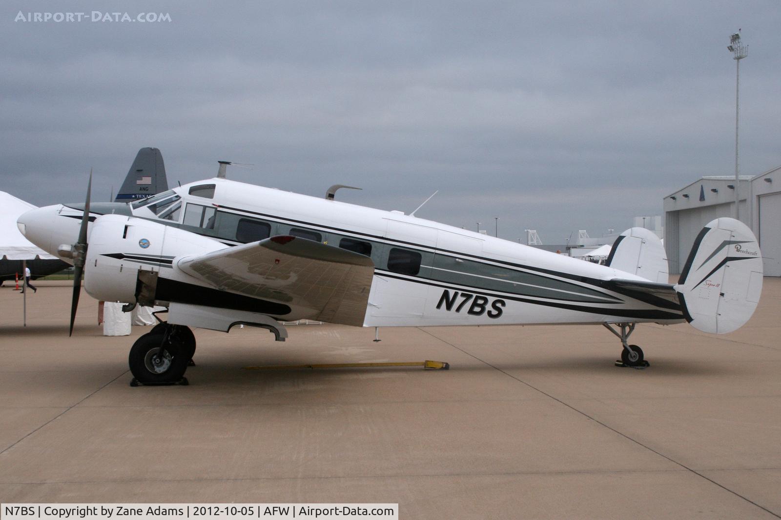 N7BS, 1954 Beech E18S C/N BA-18, At the 2012 Alliance Airshow - Fort Worth, TX