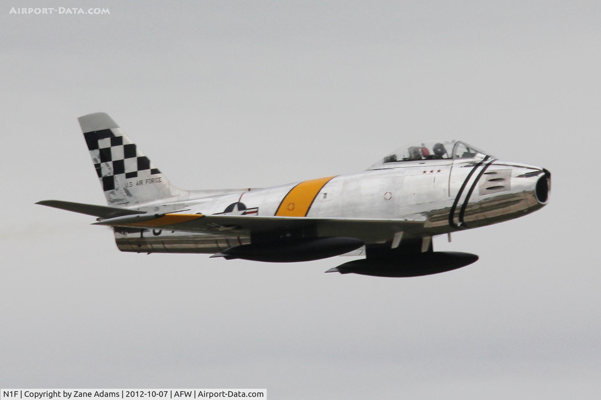 N1F, 1956 Canadair CL-13B Sabre 6 C/N 1461, At the 2012 Alliance Airshow - Fort Worth, TX