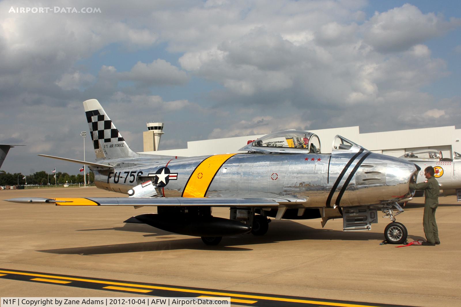 N1F, 1956 Canadair CL-13B Sabre 6 C/N 1461, At the 2012 Alliance Airshow - Fort Worth, TX