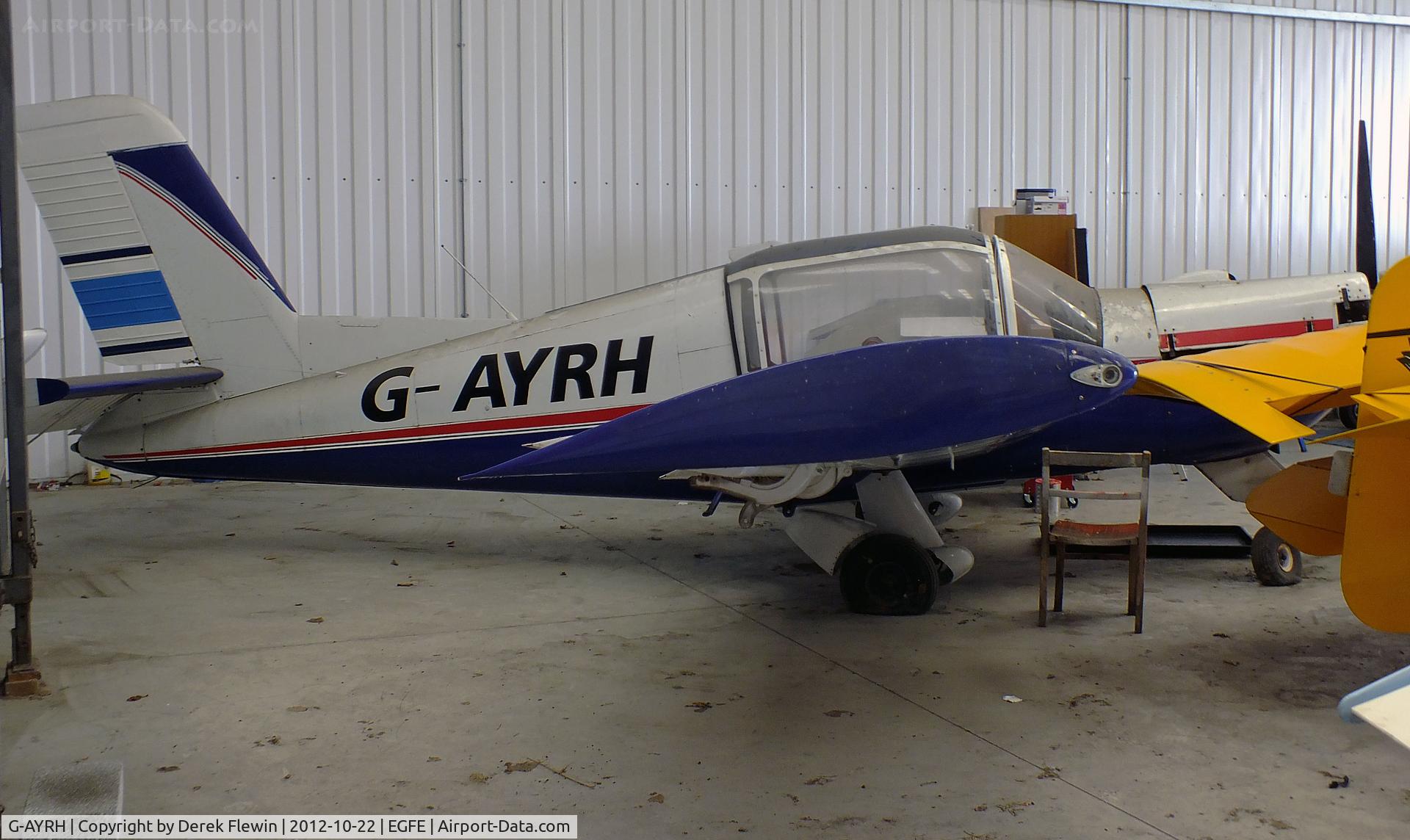 G-AYRH, 1965 Morane-Saulnier MS.892A Rallye Commodore 150 C/N 10558, EGFE resident.