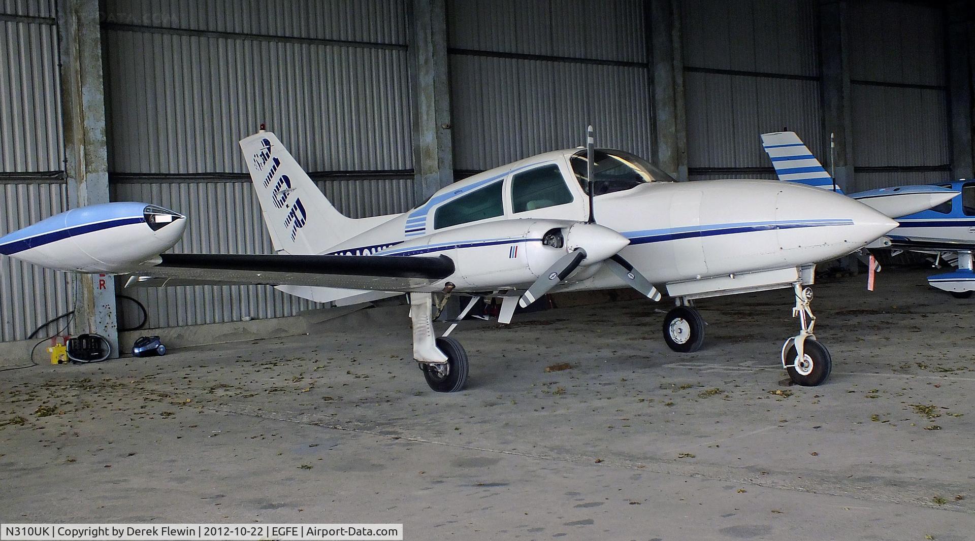 N310UK, 1976 Cessna 310R C/N 310R0584, EGFE resident.
