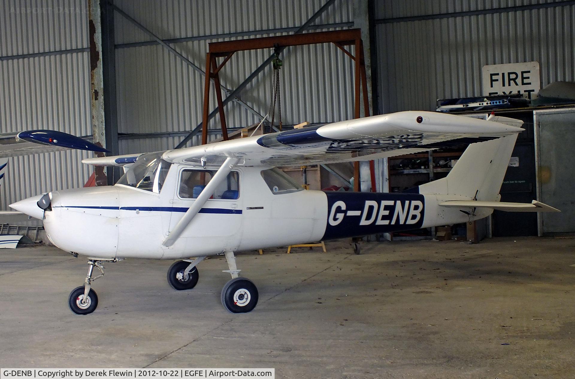 G-DENB, 1966 Reims Cessna F150G C/N 0136, EGFE resident.