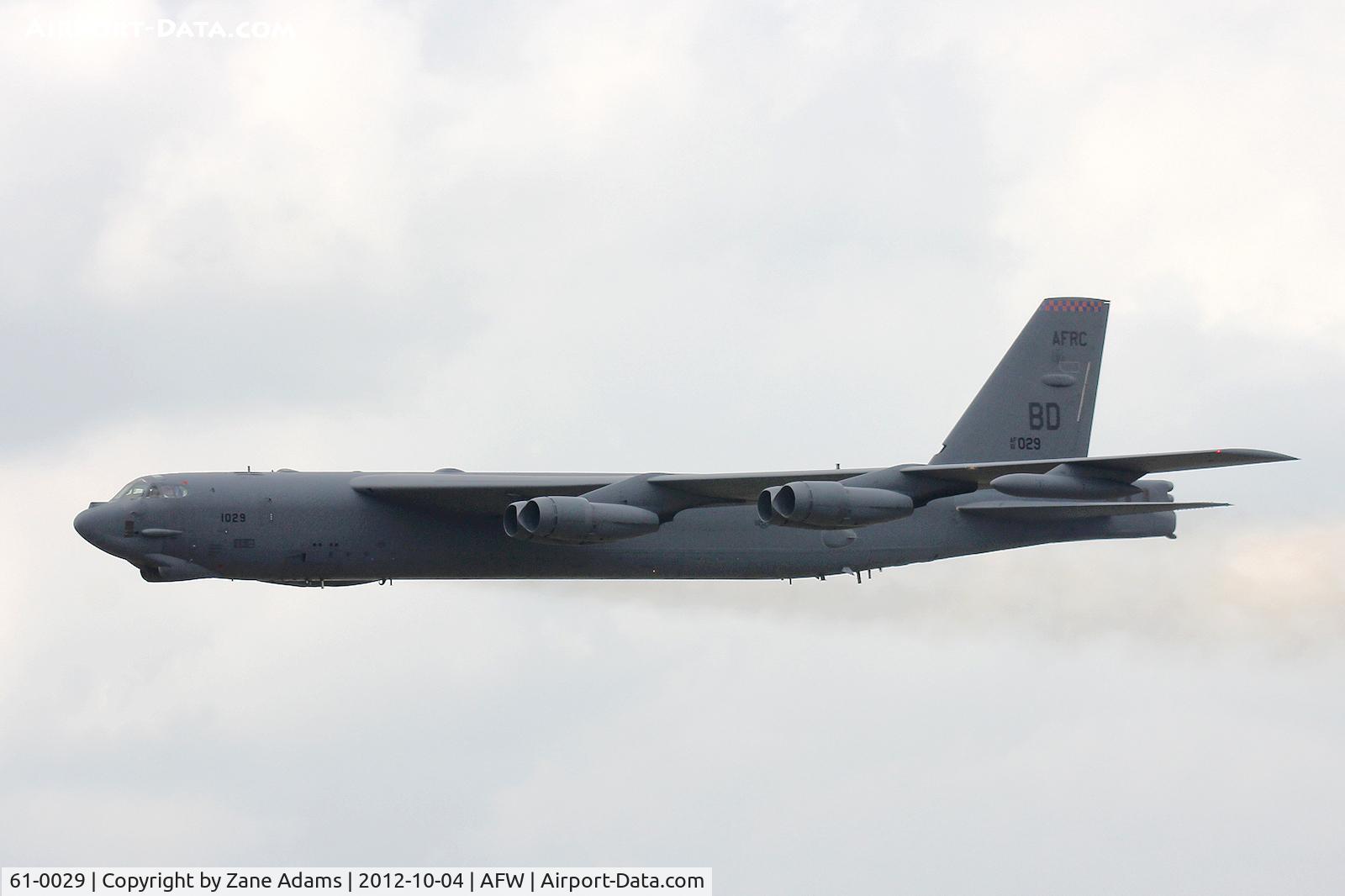 61-0029, 1961 Boeing B-52H Stratofortress C/N 464456, At the 2012 Alliance Airshow - Fort Worth, TX